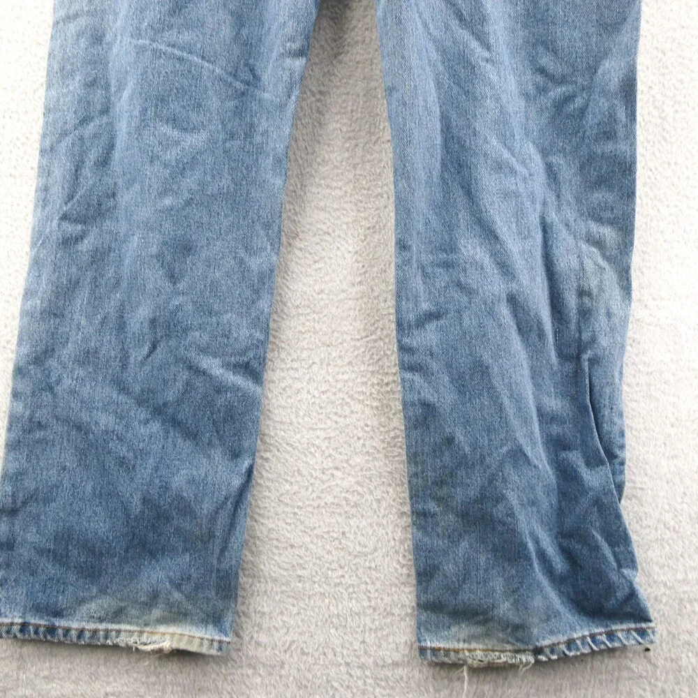 Levis 505 Jeans Mens Size 36x32 Straight Leg Blue Cotton Denim Size 36‎ Pants